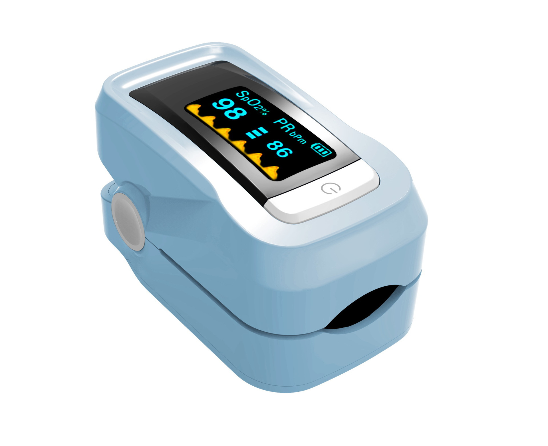 Dot matrix OLED applied to pulse oximeter display, I2C interface,resolution 128*32