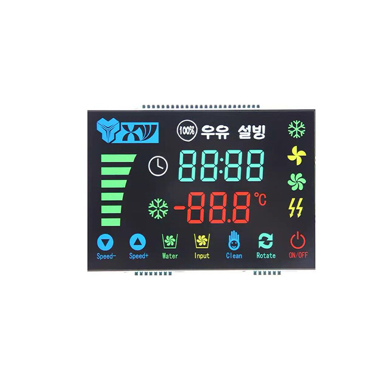 Multi-Color Screen Printing LCD: Segment LCD / Ultra-High Durability / VA LCD / Silk Printing LCD / Printed Color Layer