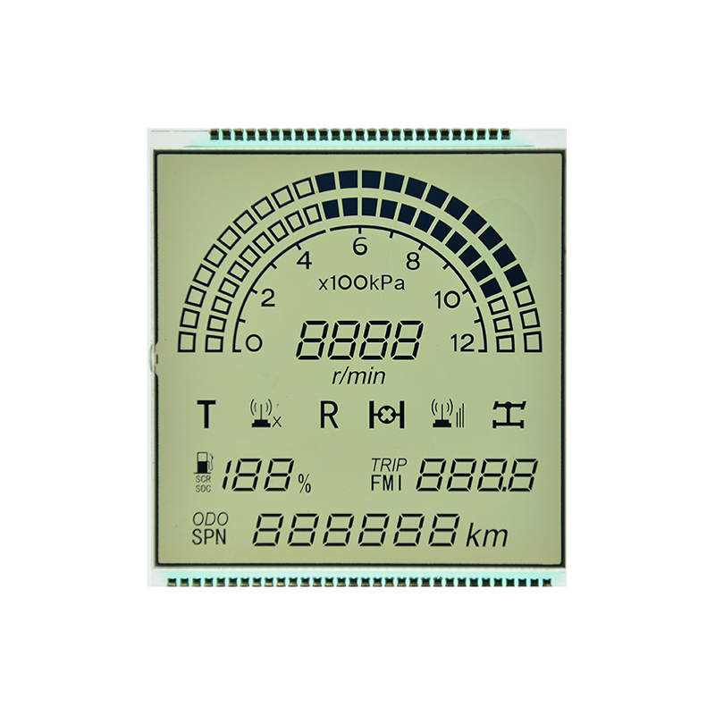 HTN LCD: Custom Segment Display / Wide Viewing Angle / Wide Temp Range / Low Power / Low Cost
