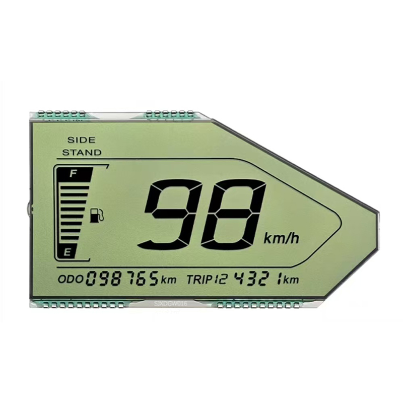 HTN LCD: Custom Segment Display / Wide Viewing Angle / Wide Temp Range / Low Power / Low Cost